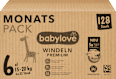 PREMIUM pelene, xl veličina 6 (15-20 kg) - mesečno pakovanje, 4x32kom babylove