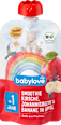 Био смути от ябълка, банан, вишна и касис, 1+г babylove
