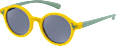Sonnenbrille Kids gelb mit Dinomotiv SUNDANCE