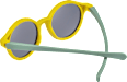 Sonnenbrille Kids gelb mit Dinomotiv SUNDANCE