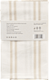 Geschirrtuch aus Bio-Baumwolle, beige/weiß (50x70cm) keine Marke