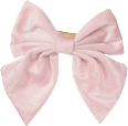 Patentspange Schleife Samtoptik rosa ebelin
