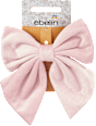 Patentspange Schleife Samtoptik rosa ebelin