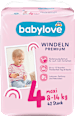 Windeln Premium Gr. 4, Maxi, 8-14 kg babylove