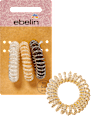 Spiralhaargummis mit Perlen mehrfarbig ebelin