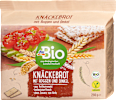 Bio polnozrnati hrustljavi kruhki iz rži in pire dmBio