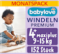 Pelene vel.4+ (9-15kg) - mesečno pakovanje babylove