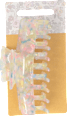 Haarklammer transparent gesprenkelt s-he stylecollection