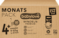 Plienky Premium - veľ. 4+ maxiplus (9-15 kg) Monats Pack babylove