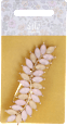 Patentspange rosa im Blatt-Design s-he stylecollection