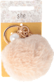Schlüsselanhänger rosa Bommel s-he stylecollection