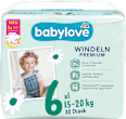 Pannolini premium taglia 6 xl (15-20 kg) babylove