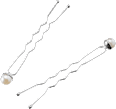 Haarschmuck mit Perlen ebelin