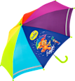 Kinderschirm mit Reflektor, Regenbogen SauBär
