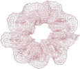 Scrunchie Spitze Langhaarmädchen
