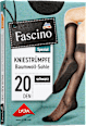 Kniestrümpfe mit Baumwoll-Sohle schwarz Gr. 35-38, 20 DEN Fascino