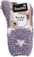 Kuschelsocken mit Stern-Muster lila Gr. 39-42 Fascino