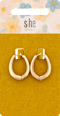 Creolen Ohrstecker gold (1 Paar) SHE