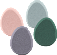 Make-up Schwämmchen Oval ebelin