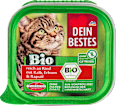 Nassfutter Katze Bio Rind, Kalb & Erbsen Dein Bestes