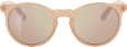 Sonnenbrille Erwachsene hellrosa Gestell, runde, verspiegelte Gläser SUNDANCE