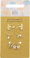 DIY Creolen-Ohrringe gold  SHE