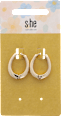 Creolen Ohrstecker gold (1 Paar) SHE
