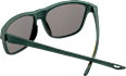Sonnenbrille Erwachsene grünes Metallic-Gestell, verspiegelte Gläser SUNDANCE