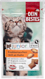 Katzenleckerli junior Knabbertaschen reich an Huhn  Dein Bestes