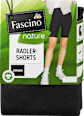 Radler Shorts mit Bio-Baumwolle schwarz Gr. 46/48 Fascino