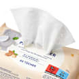 Salviettine umidificate zona pannolino con olio di mandorla babylove