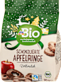 Schokolierte Apfelringe, Vollmilch dmBio