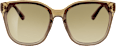 Sonnenbrille Damen hellbraun transparent SUNDANCE