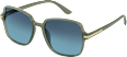 Sonnenbrille dunkelgrün milchig SUNDANCE