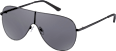 Sonnenbrille schwarz mit Metallrahmen SUNDANCE