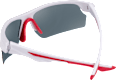 Sonnenbrille weiß-rot SUNDANCE