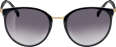 Sonnenbrille Damen schwarz mit goldenen Metalldetails SUNDANCE