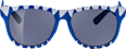 Sonnenbrille Junior blau-weißes Muster SUNDANCE