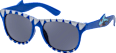 Sonnenbrille Junior blau-weißes Muster SUNDANCE