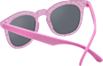 Sonnenbrille Kids rosa Gestell mit weißen Punkten & runde Gläser SUNDANCE
