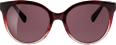 Sonnenbrille dunkelrot transparent SUNDANCE
