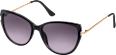 Sonnenbrille Cateye schwarz/gold SUNDANCE