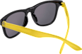 Sonnenbrille Junior schwarz mit gelben Bügeln SUNDANCE