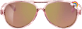 Sonnenbrille Junior rosa transparent mit Glitzer SUNDANCE