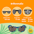 Sonnenbrille Kids dunkelblaues Gestell mit bunten Dinos SUNDANCE