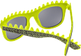 Sonnenbrille Kids schwarz gelb mit Stacheln SUNDANCE
