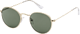 sluneční brýle dětské se zlatými obroučky SUNDANCE