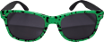 Sonnenbrille Junior grün-schwarz gemustert SUNDANCE
