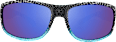 Sonnenbrille Kids schwarz blau mit Spinne & Spinnennetz SUNDANCE