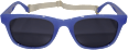 Sunčane naočale za djecu, plave sa zaštitnom trakom SUNDANCE